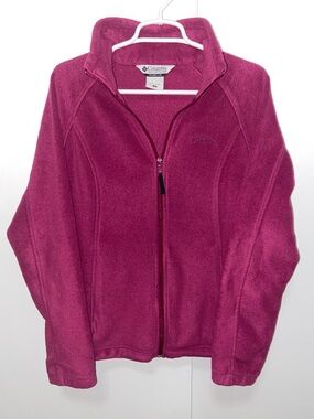 Women’s Columbia fleece zippered jacket - Size: L